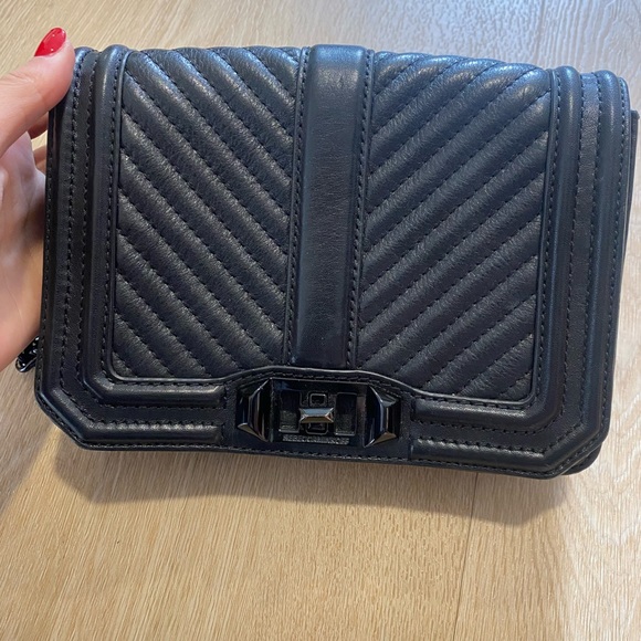 Authentic quilted Rebecca Minkoff black purse - Picture 1 of 5